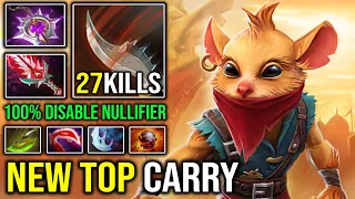 NEW Top Tier Carry Bounty Hunter | 100% Disable Nullifier + Bloodthorn with 27Kills Imba DotA 2