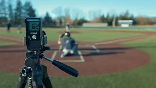 Pocket Radar Baseball / Set Up:  Pitching from Mound with Radar Behind Catcher