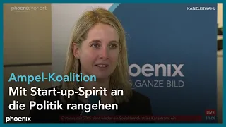 Verena Hubertz zur Vereidigung der Ampel-Koalition am 08.12.21