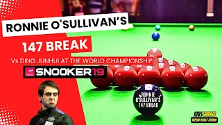 Ronnie O'Sullivan's 8 Minute 147 Break: 'Snooker 19 Career Mode' World Championship Highlights