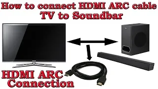 Hindi || How to connect Your Soundbar or music system With a HDMI ARC cable