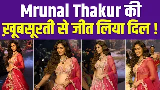 Mrunal Thakur की अदाओं ने किया घायल|| Bombay Times Fashion Week 2024