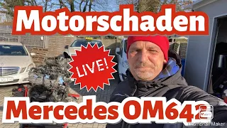 Motorschaden OM642 Motor wechseln ☀️ (Sorry für den schlechten Ton)