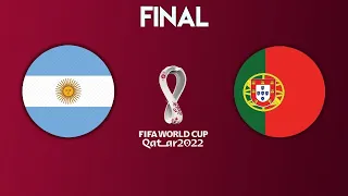 🔴World Cup 2022 Argentina vs Portugal  - Qatar 2022-FIFA 23 Gameplay