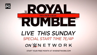 Don’t miss WWE Royal Rumble 2017 – Live this Sunday