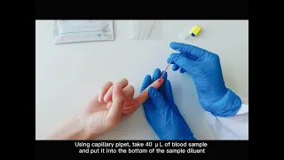 One Step Test for SARS-CoV-2 Total Antibody/Neutralizing Antibody (Colloidal Gold) Fingertip blood