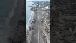 Drone aerials show aftermath of Hawaii wildfire that devastated historic town of Lahaina