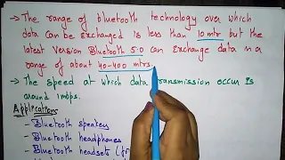 bluetooth technology |  introduction | Mobile Computing | Lec-32 | Bhanu priya