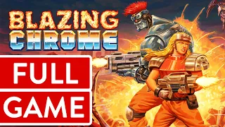 Blazing Chrome PC FULL GAME Longplay Gameplay Walkthrough Playthrough VGL