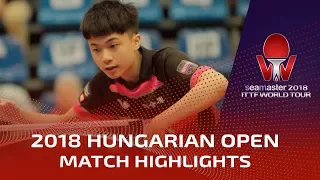 2018 Hungarian Open Highlights: Lin Yun-Ju vs Bence Majoros (U21-Final)