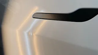 Tesla model 3 Dent on body line How to PDR, how to remove door latch and secret access points