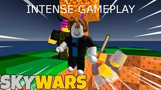 intense gameplay on alt account! (roblox skywars)