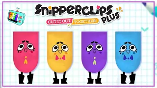 SNIPPY CLIPPY | 4-Player Snipperclips Plus | Kidiocy