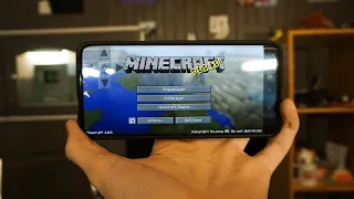 Minecraft Java Edition on a phone