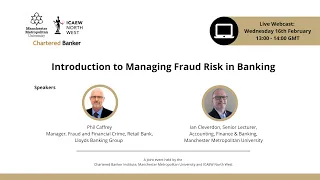 Introduction to Managing Fraud Risk in Banking