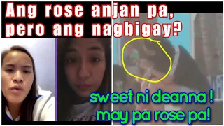 Nagbigay reveal?  jovelyn natutuwa sa " ROSE " na bigay ni deanna?