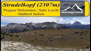 Aufstieg zum Strudelkopf (2307m) | Pragser Dolomiten | Kinder- und Familienwanderung mit Panorama