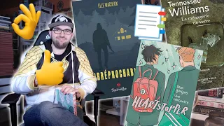 📙 Coin Lecture #36 (2/4) : Heartstopper, La Ménagerie de verre et Irréprochable