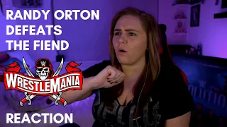 Randy Orton beats The Fiend WWE Wrestlemania 37 reaction