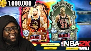 MY BIGGEST NBA 2K MOBILE PACK OPENING!!