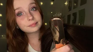 ASMR Kind Popular Girl Plays With Your Hair In Class