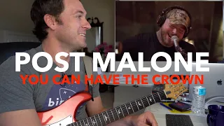 Guitar Teacher REACTS: Post Malone - You Can Have The Crown (Sturgill Simpson Cover)