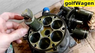 VW Golf 5 AC compressor dismantling - Sanden 5N0 820 803  (no fix-no repair)