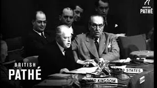 U.N.O.. Meeting On Czechoslovakia And Palestine AKA UN Meeting Over Czechoslovakia (1948)