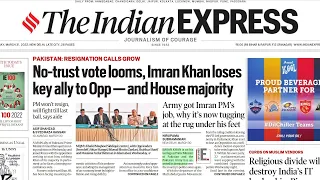31st March, 2022. The Indian Express Newspaper Analysis presented by Priyanka Ma'am.