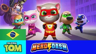 🦝⚡ Invasão dos guaxinins em Talking Tom Hero Dash! (TODOS os Trailers)