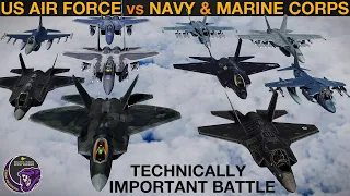 Mass Battle: The US Air Force vs The US Navy & Marine Corps (WarGames 157) | DCS