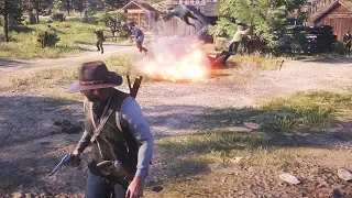 Red Dead Redemption 2 - Insane Action Moments & Epic Ragdolls Compilation #3