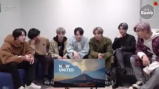 BTS reagindo who would think that love (NOW UNITED)