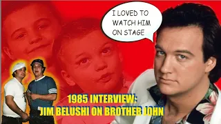 AMERICA'S GUEST : JOHN BELUSHI - 1985 Interview With Jim Belushi On The Brother That He Knew