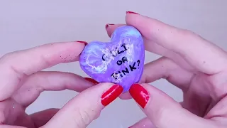 CLAY CRACKING ASMR - Guess The Color Inside! Clay Popping with GLITTER!