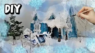 House from the fairy tale "Morozko". DIY