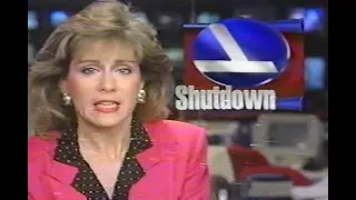 WSVN TV Channel 7 News at 10pm Eastern Airlines Shutdown Coverage January 18, 1991