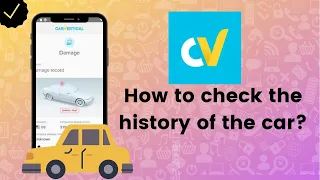 How to check the history of the car by typing in its VIN number on CarVertical?