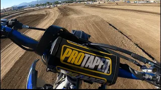 Lake Elsinore Mx vet track yz450f 1 lap