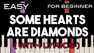 SOME HEARTS ARE DIAMONDS ( LYRICS ) - CHRIS NORMAN | SLOW & EASY PIANO