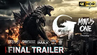 [4K HDR] Godzilla: Minus One - Final Trailer (60FPS) Toho Studios 2023