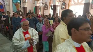 Mega Retreat 2023 celebration in St. Teresa's Church by our Archbishop Thomas D'Souza