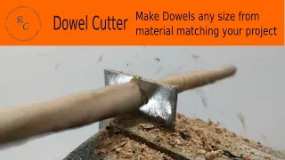 How to Make: an Easy Dowel Cutter in less than 1 hr!