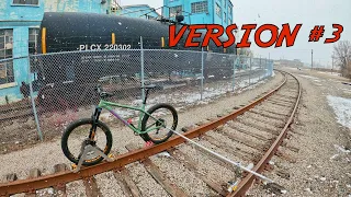 RAIL BIKE - Version 3 - New Outrigger  - Building my own railbike