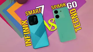 Infinix Smart 7 Vs Tecno Spark Go 2023 | Comparison , Speed & Camera Test | Which One Best To Buy ?