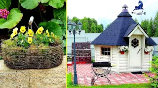 🌺69 Удивительных идей для обустройства садового участка / Garden decoration ideas / A - Video