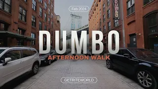 New York City Walking Tour 4K (Dumbo) - Virtual Tour -NYC Walk