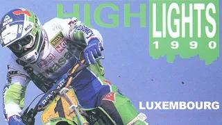 Dave Thorpe vs Dirk Geukens | World Motocross 1990 | Luxembourg