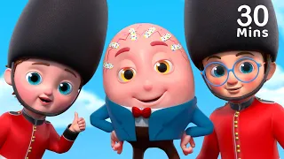 Humpty Dumpty Song + More Nursery Rhymes & Kids Songs | Beep Beep