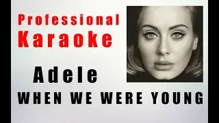 When We Were Young - Adele (Instrumental Karaoke Backing Vocal) Base MP3 Cori Artisti Online Lyrics